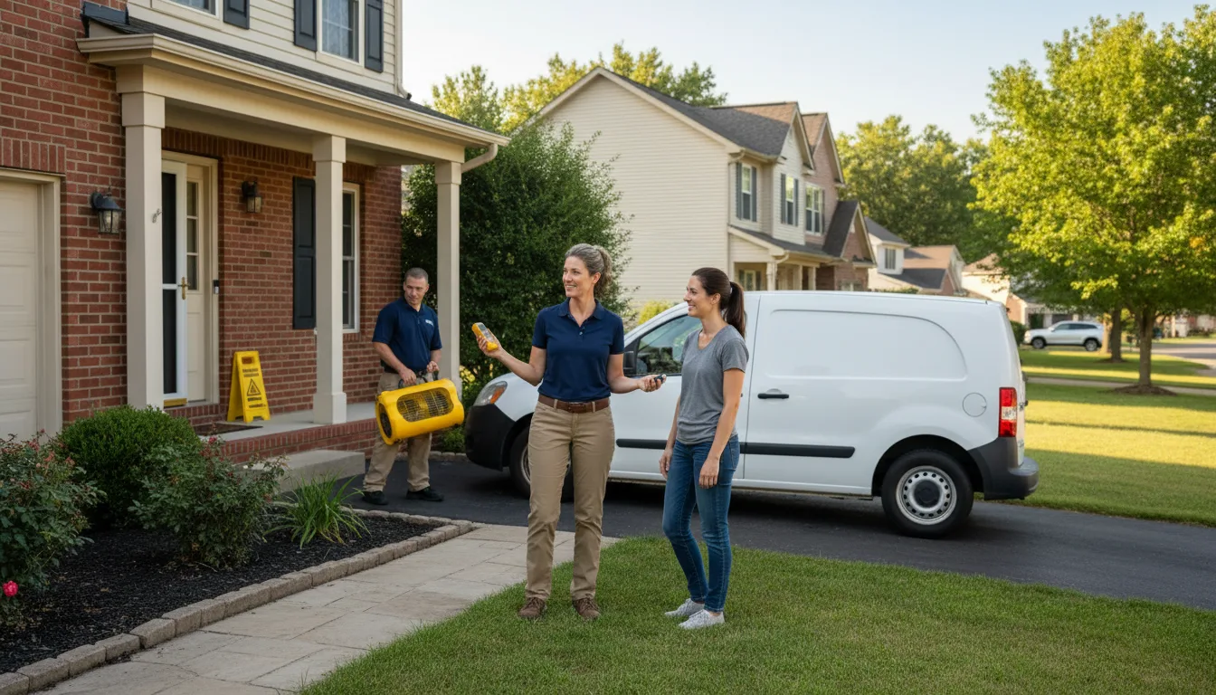 Water restoration image for Home Water Damage Repair in Mullinville, KS